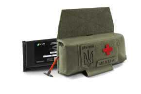 Комплект тунельний аптечний підсумок U-WIN PRO Ranger Green + Балістичний пакет