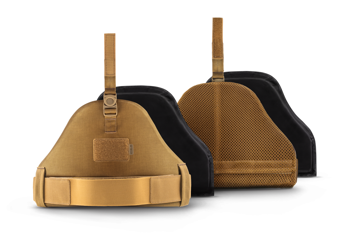 Модуль під захист плечей U-WIN PRO Cordura® 500 Coyote з балістичними пакетами НВМПЕ Китай / Площа захисту 11,74 дм.кв.