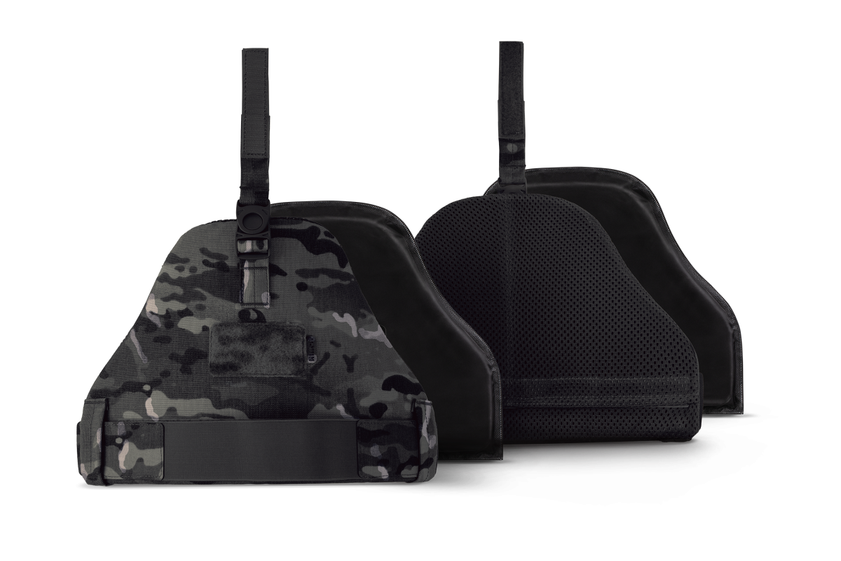 Модуль під захист плечей U-WIN PRO Cordura® 1000 MultiCam® Black з балістичними пакетами НВМПЕ Китай / Площа захисту 11,74 дм.кв.