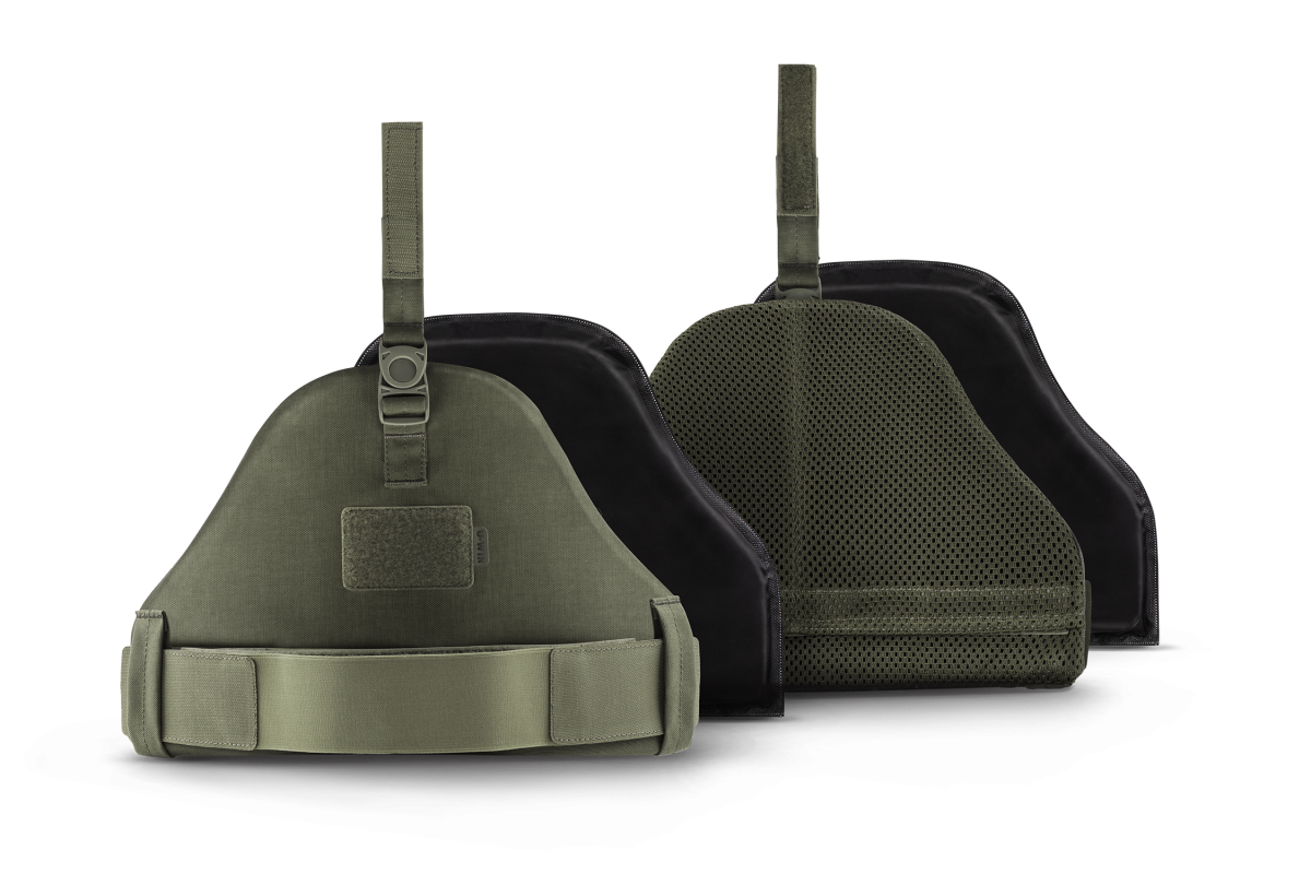 Модуль під захист плечей U-WIN PRO Cordura® 500 Ranger Green / Темна Олива з балістичними пакетами НВМПЕ Китай / Площа захисту 11,74 дм.кв.