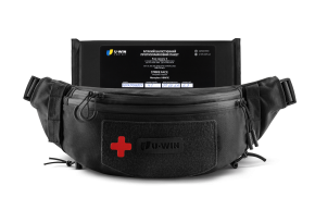 Комплект бананка розмір паску 1 U-WIN Black + Балістичний пакет