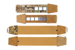 Камербанди U-WIN OnlyWars зі швидкоскидами 2M SPIDER 40 Розмір 1 Tegris / Cordura® 1000 MultiCam®