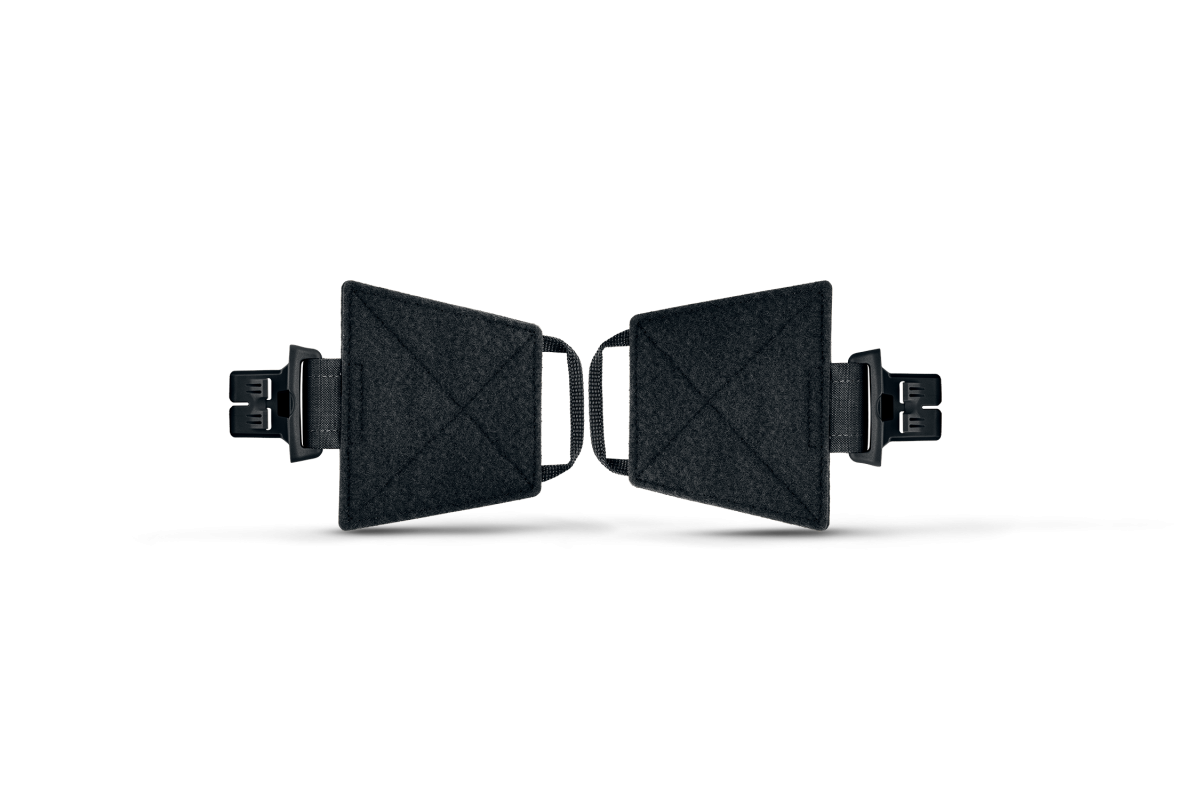 Передні адаптери на плитоноску зі швидкоскидами 2M SPIDER 40 U-WIN Cordura® Squadron® 1500 Black
