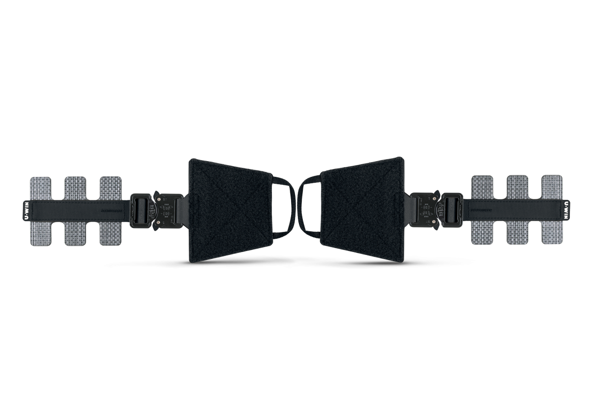 Система бокового скиду на плитоноску U-WIN OnlyWars на застібках Cobra® 25 Cordura® Squadron® 1500 Black