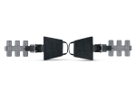 Система бокового скиду на плитоноску U-WIN OnlyWars на застібках Cobra® 25 Cordura® Squadron® 1500 Black фото №3