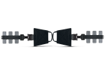Система бокового скиду на плитоноску U-WIN OnlyWars на застібках Cobra® 25 Cordura® Squadron® 1500 Black фото №2