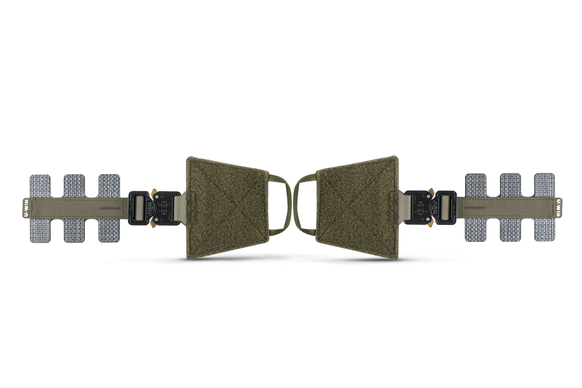 Система бокового скиду на плитоноску U-WIN OnlyWars на застібках Cobra® 25 Cordura® Squadron® 1500 Ranger Green (Темна Олива)