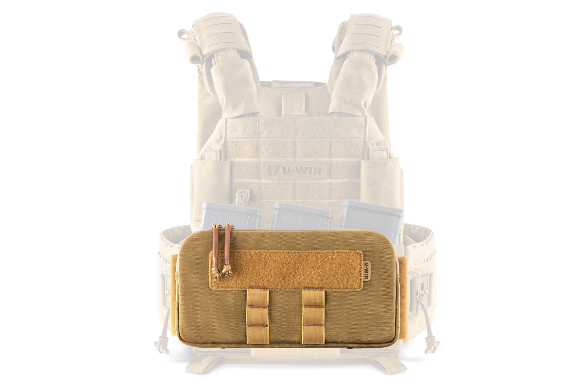 Передня адміністративна панель на штурмову панель під 3 магазини U-WIN OnlyWars Cordura® 500 Coyote