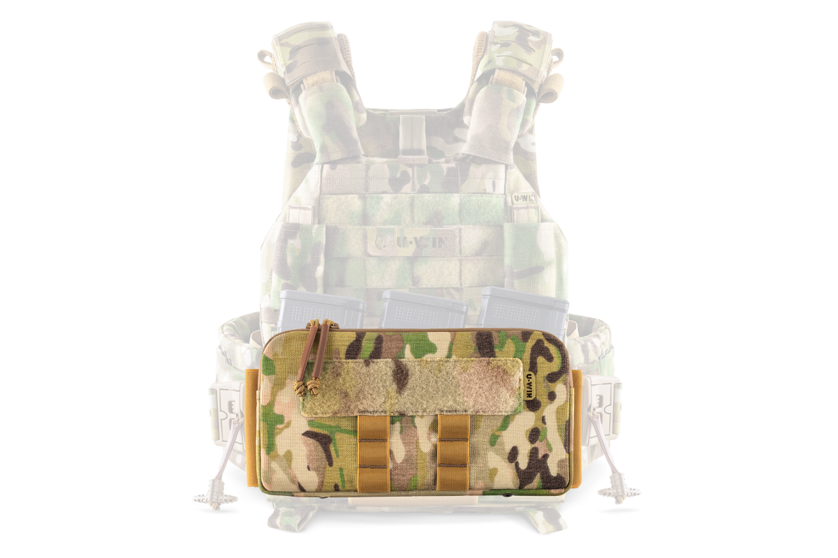 Передня адміністративна панель на штурмову панель під 3 магазини U-WIN OnlyWars Cordura® 1000 MultiCam®