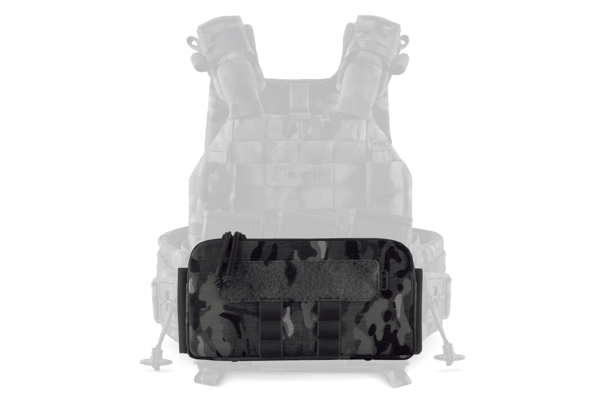 Передня адміністративна панель на штурмову панель під 3 магазини U-WIN OnlyWars Cordura® 1000 MultiCam® Black