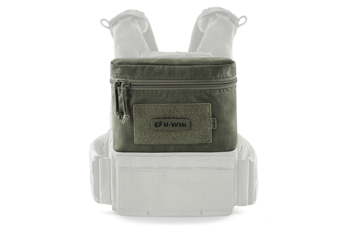 Більший утилітарний модуль на базу задньої штурмової панелі U-WIN OnlyWars Cordura® 500 Ranger Green (Темна Олива)