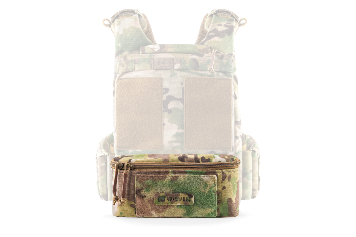 Менший утилітарний модуль на базу задньої штурмової панелі U-WIN OnlyWars Cordura® 1000 MultiCam®