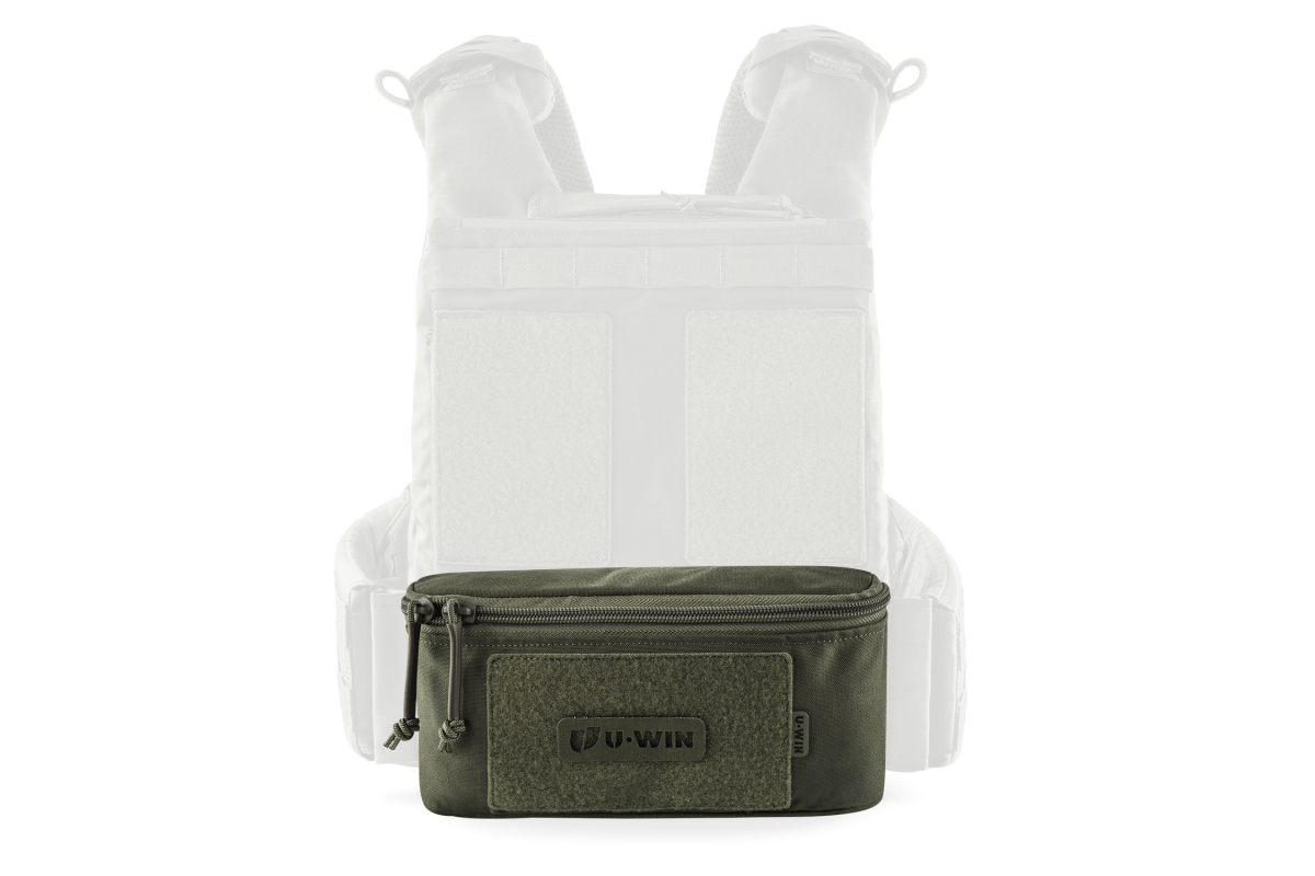 Менший утилітарний модуль на базу задньої штурмової панелі U-WIN OnlyWars Cordura® 500 Ranger Green (Темна Олива)
