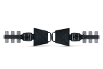 Система бокового скиду на плитоноску U-WIN AGILE на застібках SPIDER 40 Cordura® Squadron® 1500 Black