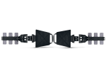 Система бокового скиду на плитоноску U-WIN AGILE на застібках SPIDER 40 Cordura® Squadron® 1500 Black фото №2