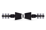 Система бокового скиду на плитоноску U-WIN AGILE на застібках SPIDER 40 Cordura® Squadron® 1500 MultiCam® Black