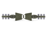Система бокового скиду на плитоноску U-WIN AGILE на застібках SPIDER 40 Cordura® Squadron® 1500 Ranger Green (Темна Олива)