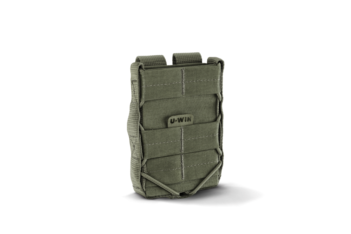 Підсумок під магазин AR оперативний з пластиковими вставками U-WIN BASE Cordura® 500 Ranger Green / Темна Олива