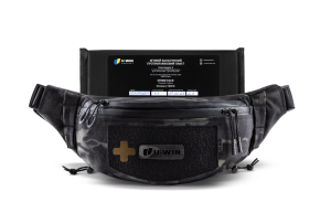 Комплект бананка розмір паску 2 U-WIN MultiCam® Black + балістичний пакет
