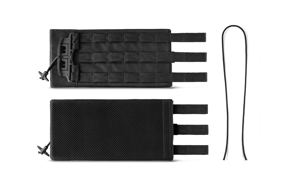 Камербанди для плитоноски U-WIN BASE зі швидкоскидами 2M SPIDER 80 Розмір 1 під балістичні пакети Cordura® 500 Black