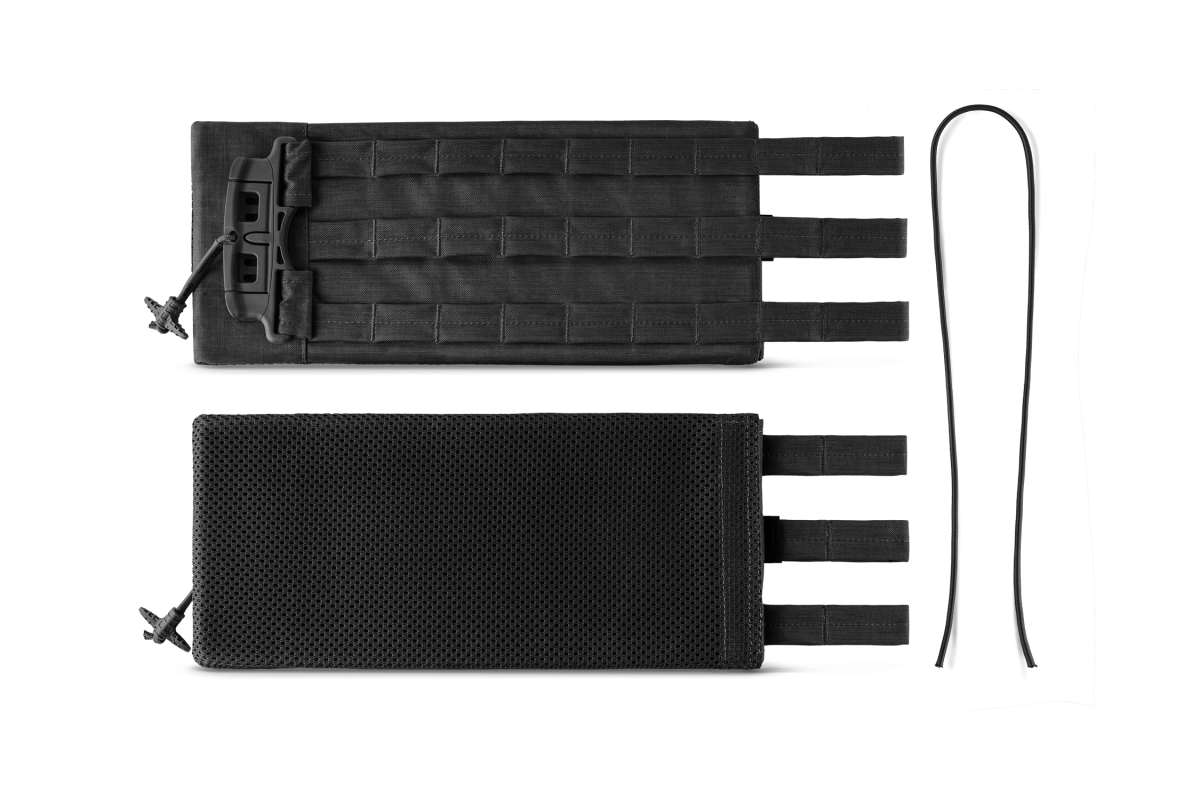 Камербанди для плитоноски U-WIN BASE зі швидкоскидами 2M SPIDER 80 Розмір 2 під балістичні пакети Cordura® 500 Black