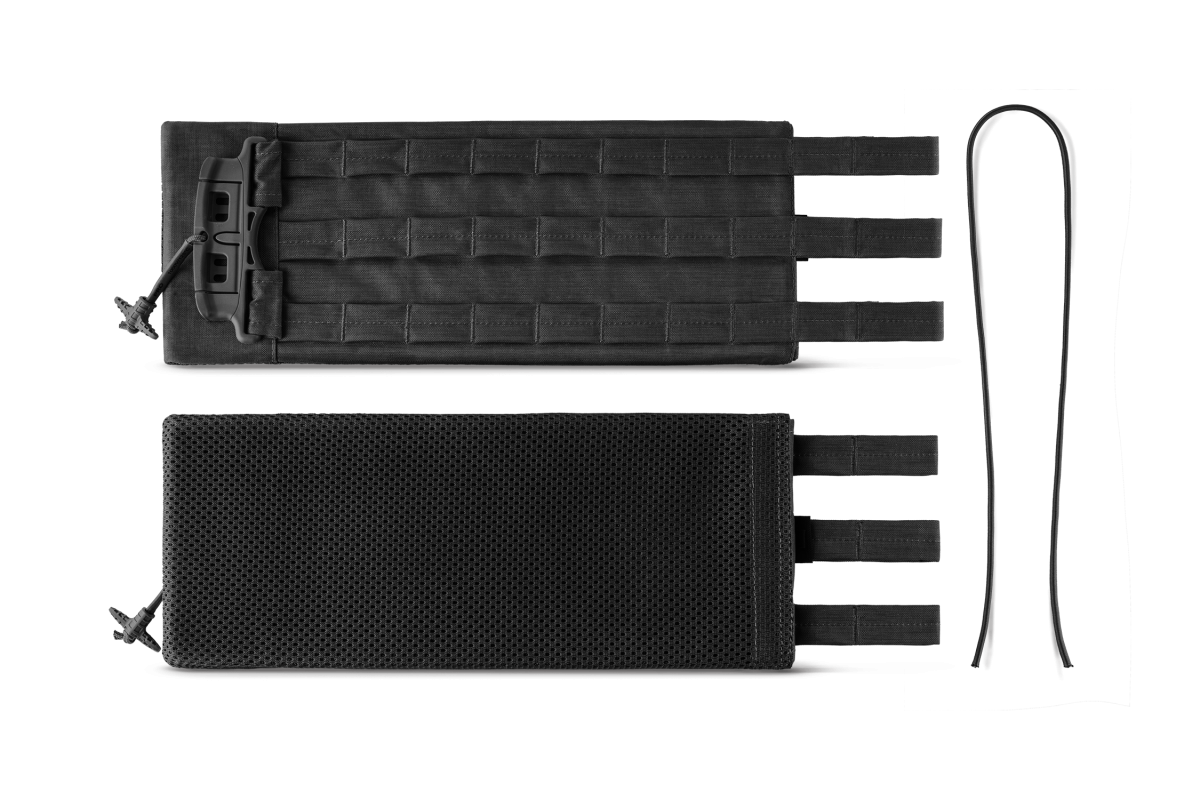 Камербанди для плитоноски U-WIN BASE зі швидкоскидами 2M SPIDER 80 Розмір 3 під балістичні пакети Cordura® 500 Black