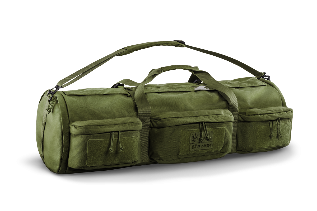 Сумка-Баул-Рюкзак тактичний / транспортний U-WIN PRO 125 літрів U-WIN PRO Cordura® 1000 Olive