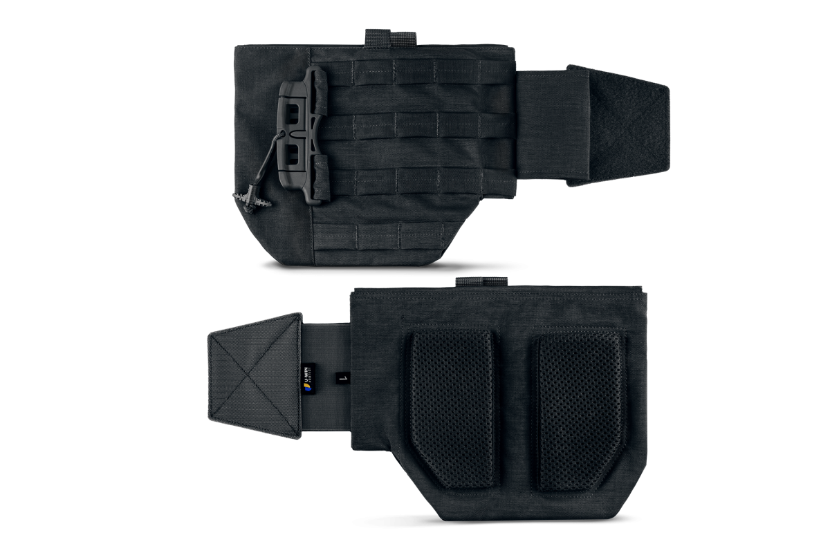 Камербанди зі швидкоскидами 2M SPIDER Розмір 1 під балістичні пакети U-WIN Cordura® 500 Black