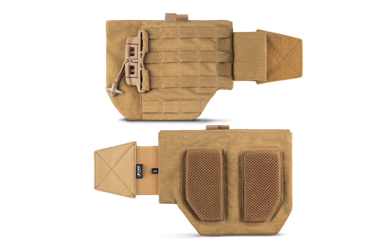 Камербанди зі швидкоскидами 2M SPIDER Розмір 1 під балістичні пакети U-WIN Cordura® 500 Coyote