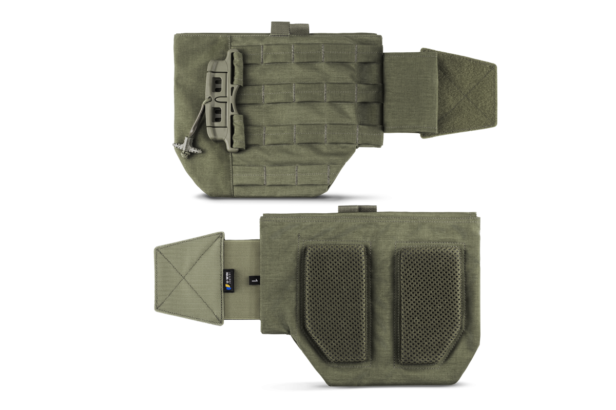 Камербанди зі швидкоскидами 2M SPIDER Розмір 1 під балістичні пакети U-WIN Cordura® 500 Ranger Green / Темна Олива