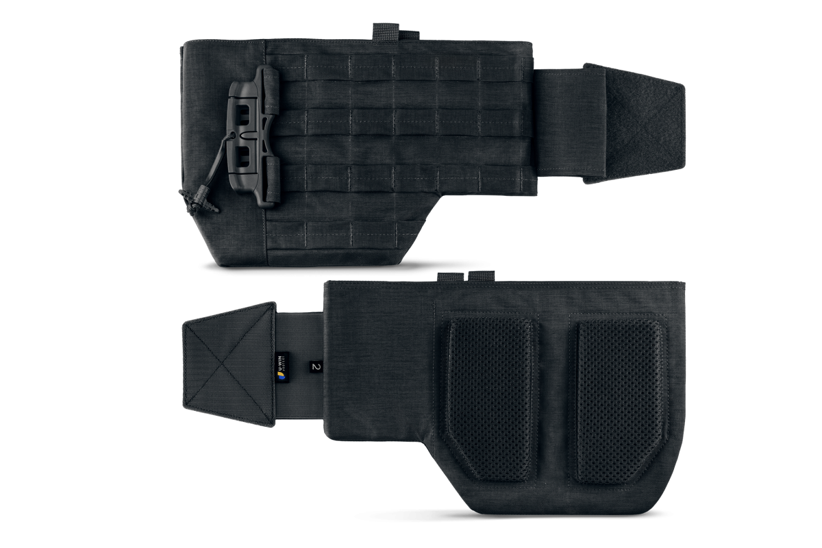 Камербанди зі швидкоскидами 2M SPIDER Розмір 2 під балістичні пакети U-WIN Cordura® 500 Black