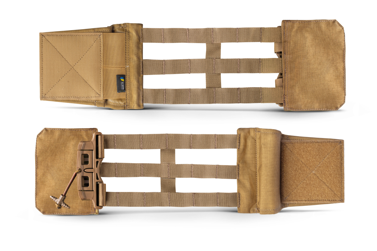Скелетні камербанди зі швидкоскидами 2M SPIDER 80 U-WIN Cordura® 500 Coyote