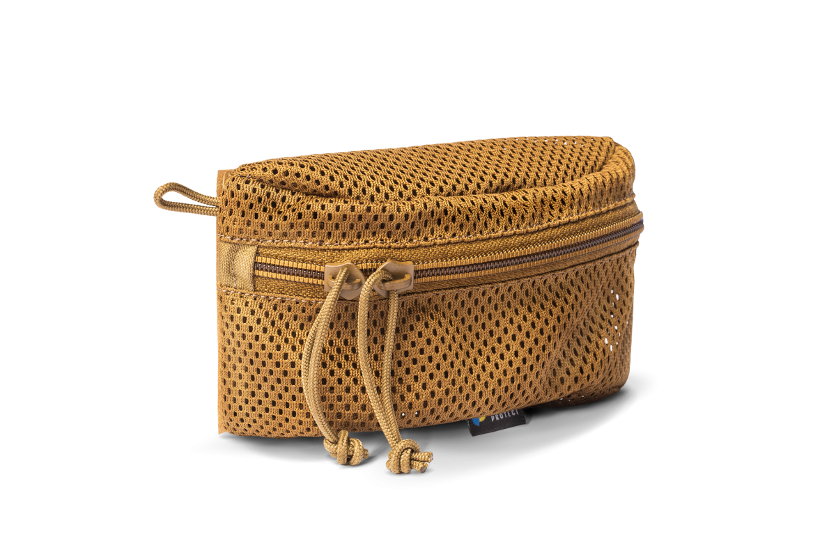 Кишеня на Велкро з тактичної сітки на блискавці U-WIN Cordura® 500 Coyote