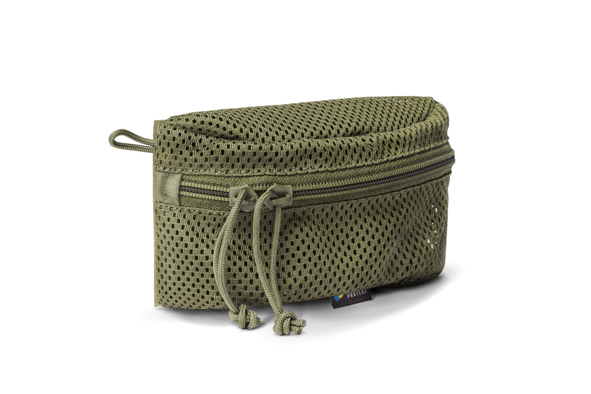 Кишеня на Велкро з тактичної сітки на блискавці U-WIN Cordura® 500 Ranger Green / Темна Олива