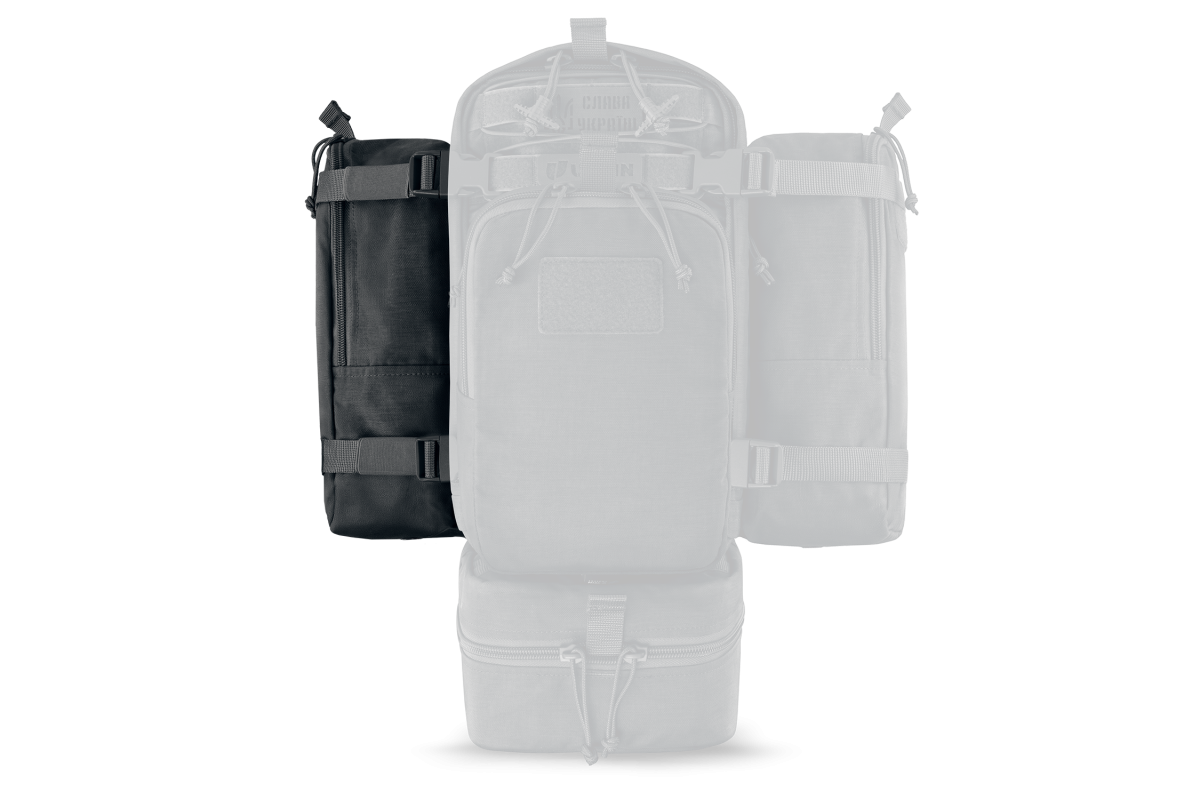 Боковий модуль на рюкзак 2,9 л / органайзер на рюкзак U-WIN Cordura® 500 Black