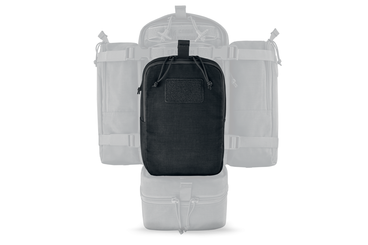 Фронтальний / передній модуль на рюкзак 3,5 л / органайзер на рюкзак U-WIN Cordura® 500 Black