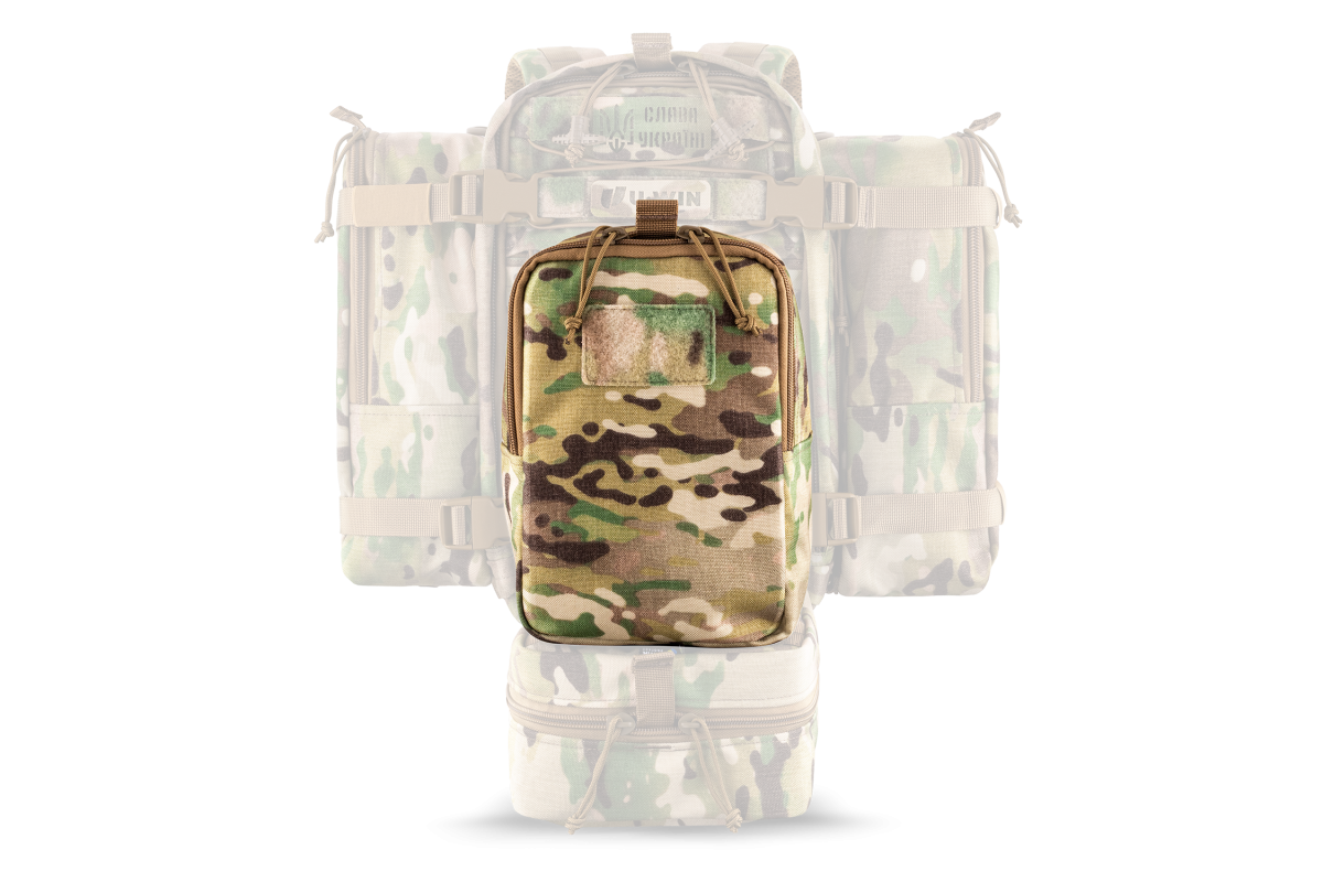 Фронтальний / передній модуль на рюкзак 3,5 л / органайзер на рюкзак U-WIN Cordura® 1000 MultiCam®