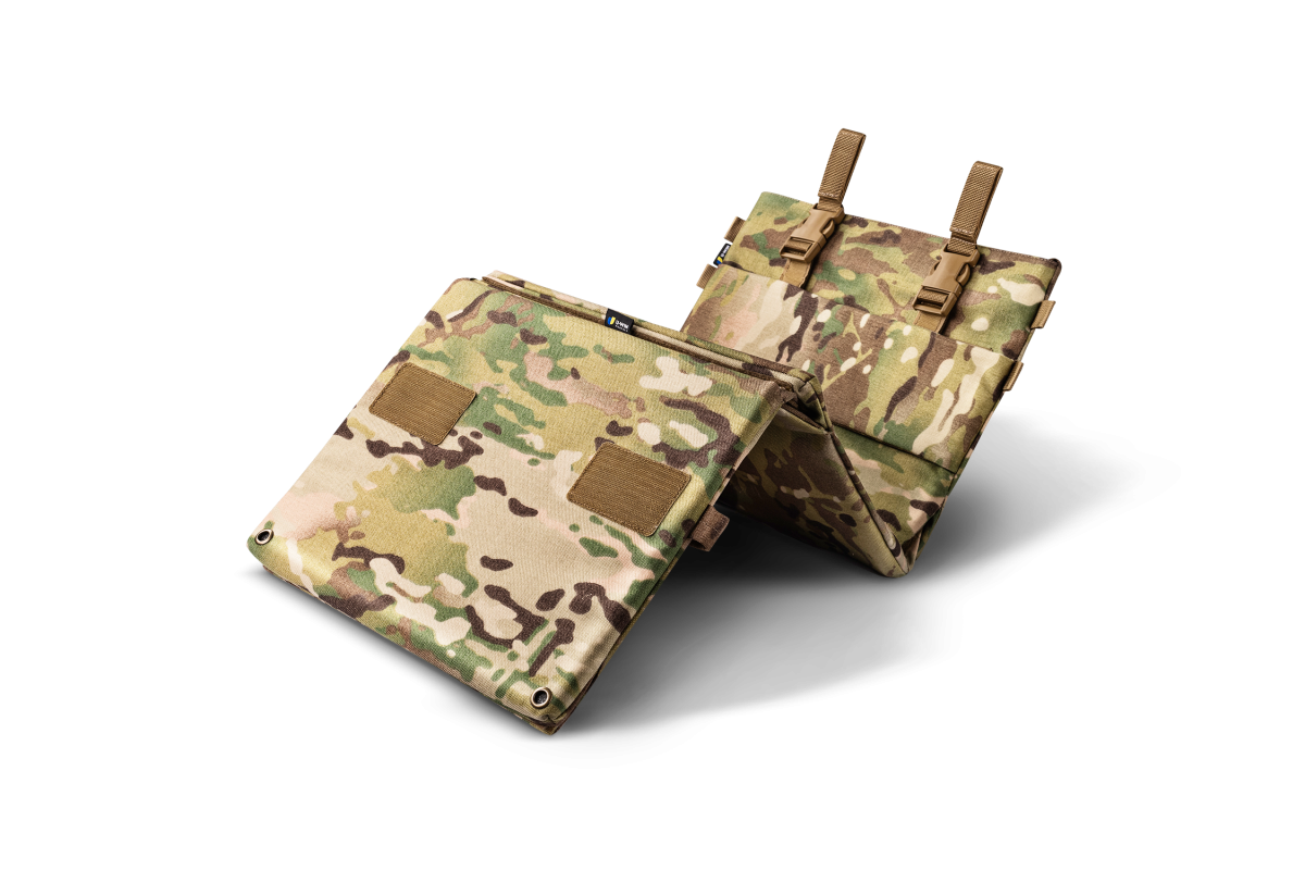 Комплект килимок для сидіння тактичний U-WIN PRO Секція: 1, 2, 3 Cordura® 1000 MultiCam® + балістичний пакет 2-й клас НВМПЕ Dyneema USA / Площа захисту 7,65 дм.кв.