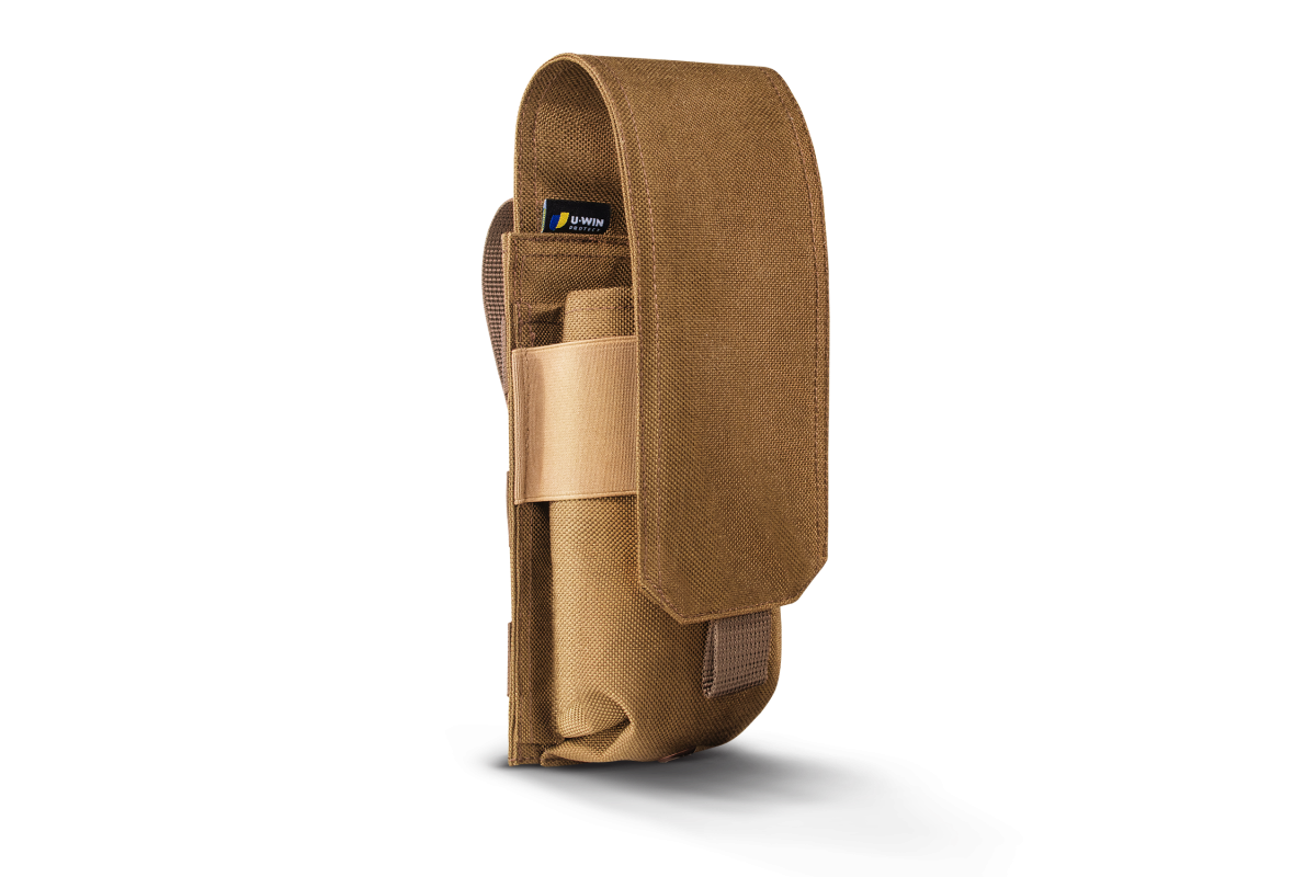 Підсумок під два магазини АК / AR закритий на липучці U-WIN BASE Cordura® 500 Coyote