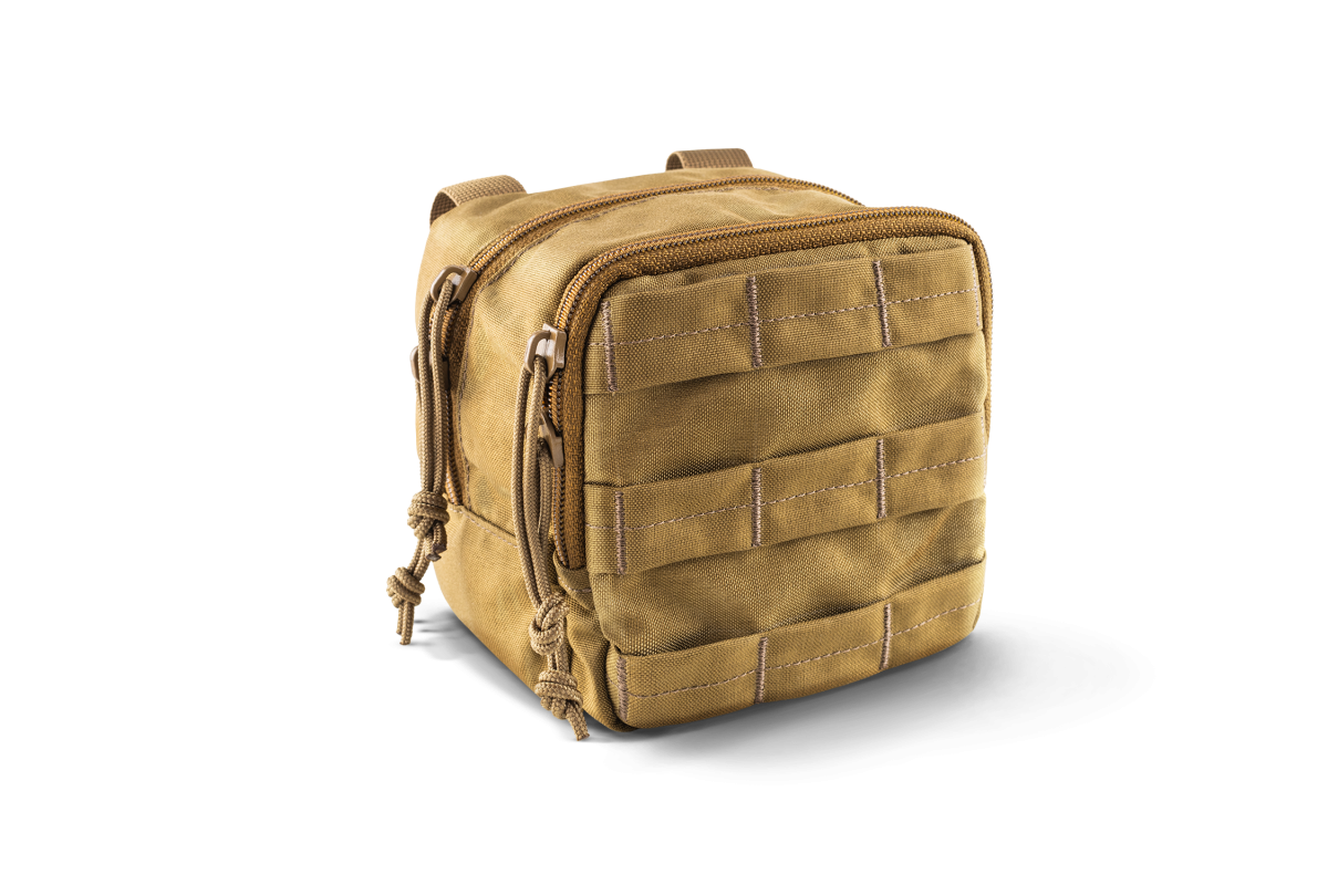 Утилітарний підсумок 15х15х13 сухарка квадратна збільшена U-WIN Cordura® 500 Coyote