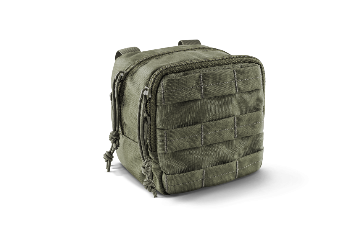Утилітарний підсумок 15х15х13 сухарка квадратна збільшена U-WIN Cordura® 500 Ranger Green / Темна Олива